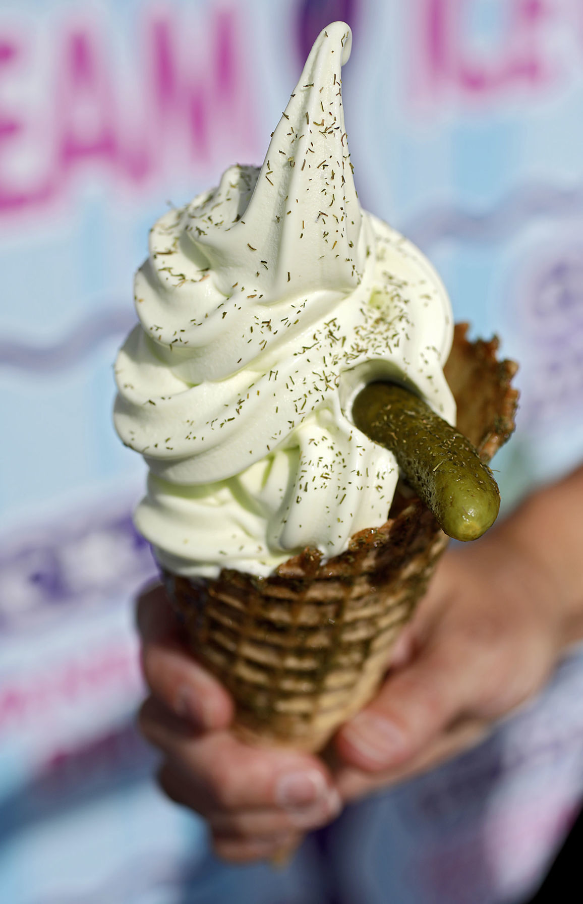 DILL PICKLE ICE CREAM - $10